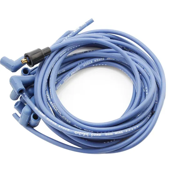 8mm High Performance Ignition Cable Kit Spark Plug Wire with 90